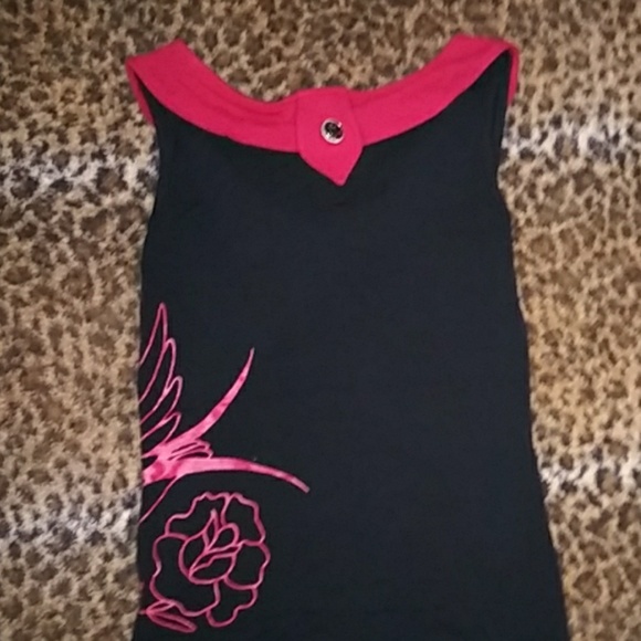 Hot Topic Red and Black Sailor Top - Picture 3 of 4